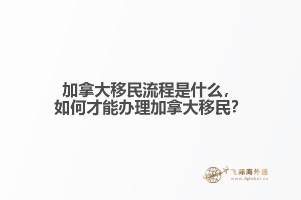 加拿大移民流程是什么，如何才能辦理加拿大移民？