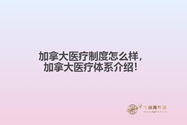 加拿大醫(yī)療制度怎么樣，加拿大醫(yī)療體系介紹！