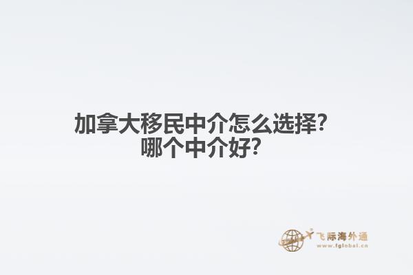 加拿大移民中介怎么選擇？哪個(gè)中介好？