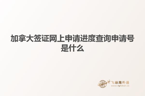 加拿大簽證網(wǎng)上申請進度查詢申請?zhí)柺鞘裁? width=