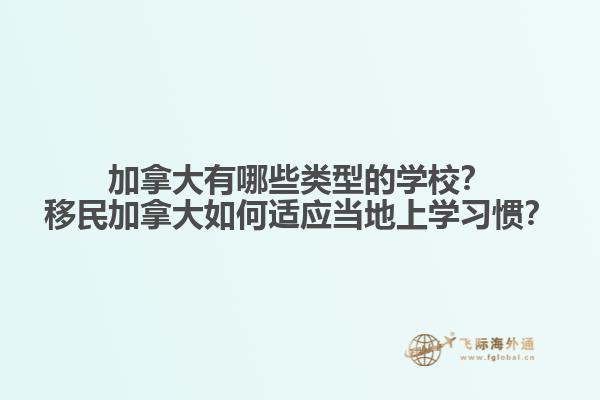 加拿大有哪些類型的學校？移民加拿大如何適應當?shù)厣蠈W習慣？1.jpg