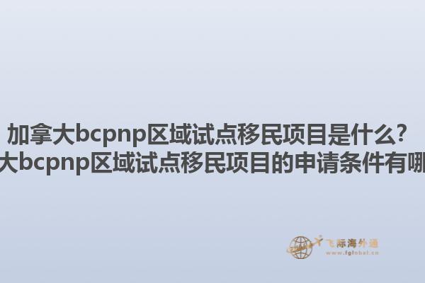 加拿大bcpnp區(qū)域試點移民項目是什么？加拿大bcpnp區(qū)域試點移民項目的申請條件有哪些？1.jpg