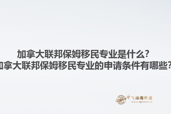 加拿大聯(lián)邦保姆移民專業(yè)是什么？加拿大聯(lián)邦保姆移民專業(yè)的申請條件有哪些？1.jpg