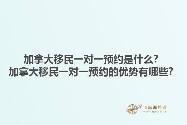 加拿大移民一對一預(yù)約是什么？加拿大移民一對一預(yù)約的優(yōu)勢有哪些？1.jpg