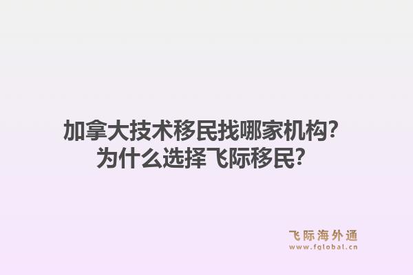 加拿大技術移民找哪家機構？為什么選擇飛際移民？1.jpg