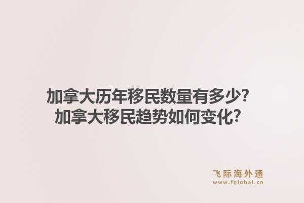 加拿大歷年移民數(shù)量有多少？加拿大移民趨勢(shì)如何變化？1.jpg