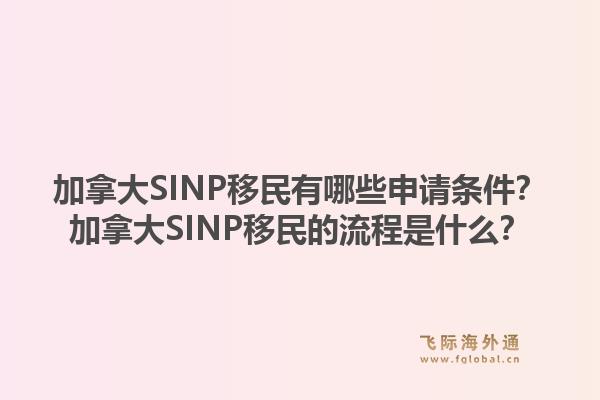 加拿大SINP移民有哪些申請(qǐng)條件？加拿大SINP移民的流程是什么？1.jpg