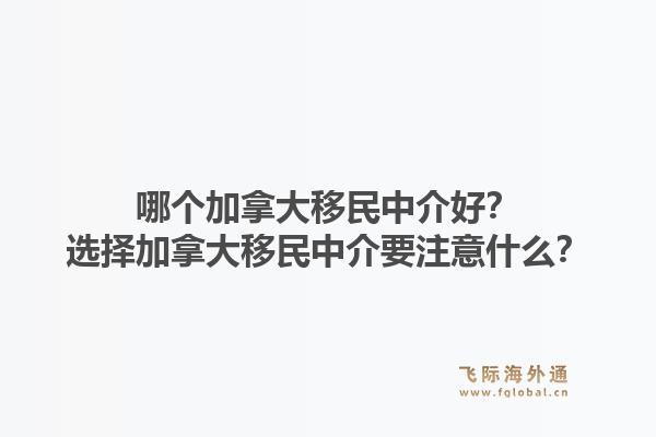 哪個加拿大移民中介好？選擇加拿大移民中介要注意什么？1.jpg