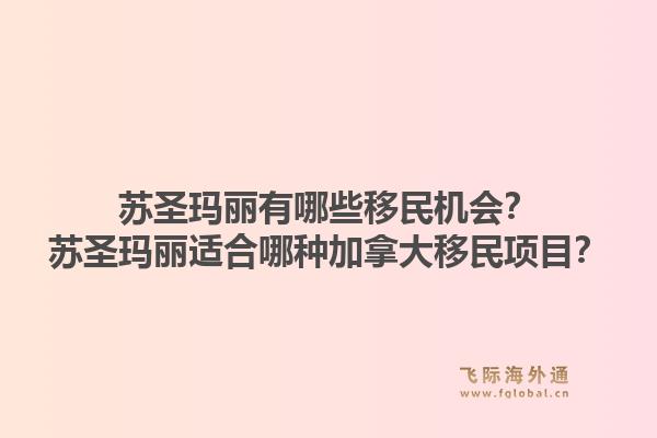 蘇圣瑪麗有哪些移民機會？蘇圣瑪麗適合哪種加拿大移民項目？1.jpg