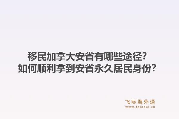 移民加拿大安省有哪些途徑？如何順利拿到安省永久居民身份？1.jpg